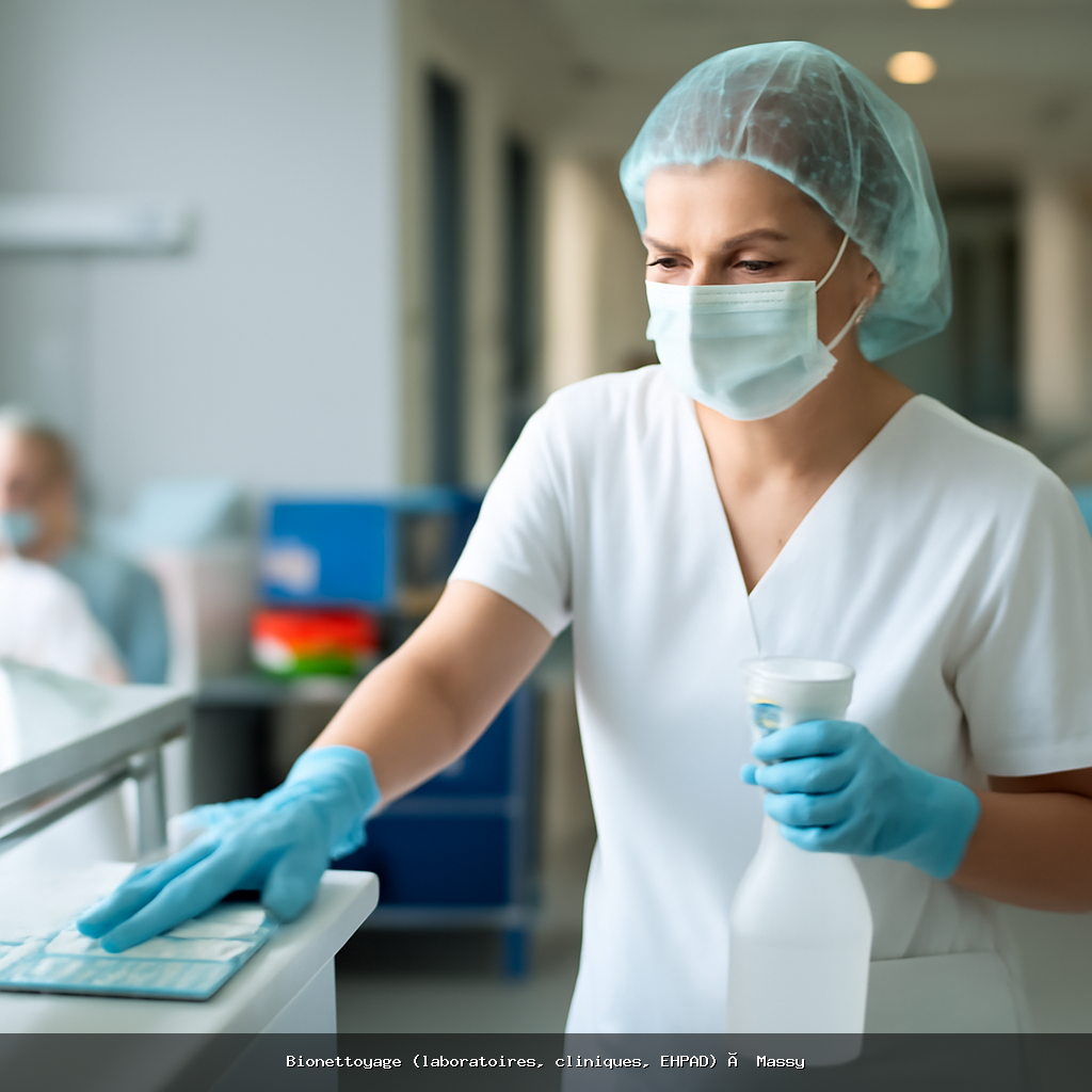 Bionettoyage (laboratoires, cliniques, EHPAD) à Massy