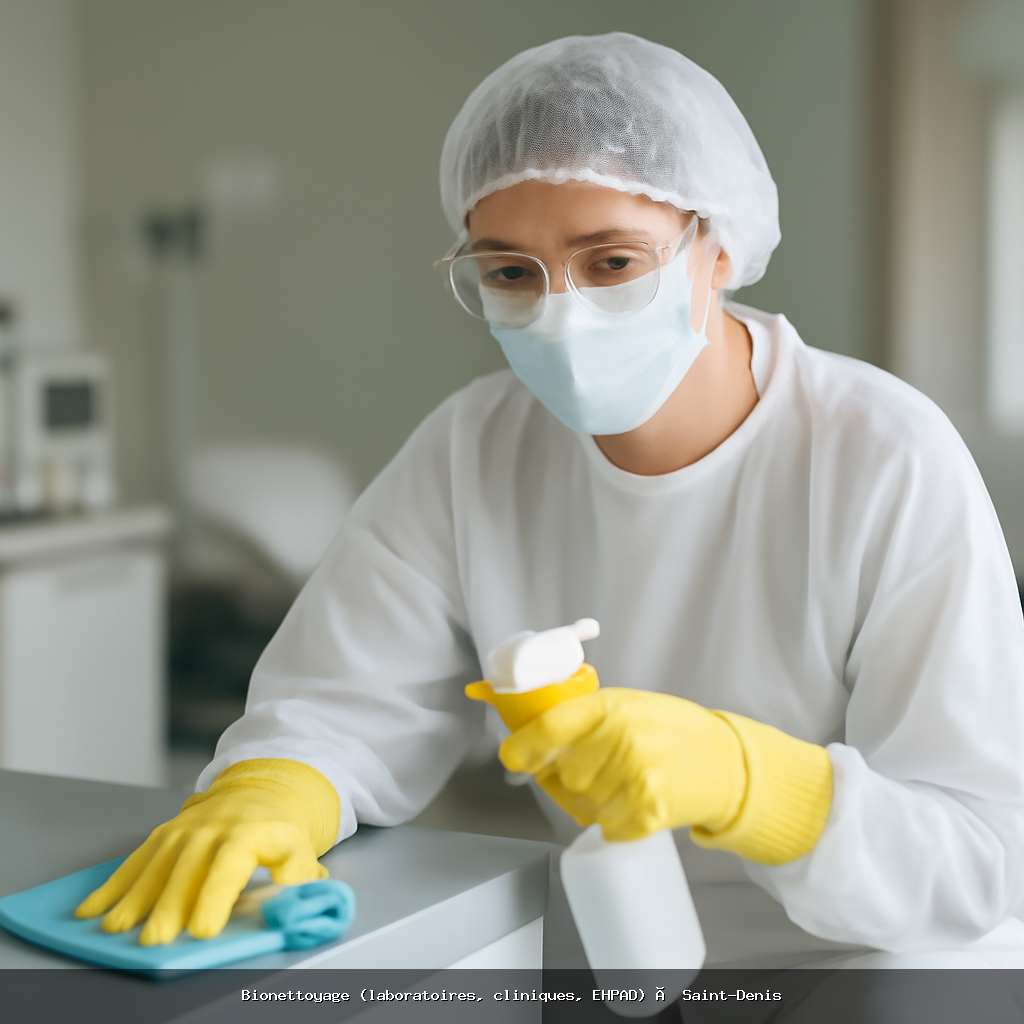 Bionettoyage (laboratoires, cliniques, EHPAD) à Saint-Denis