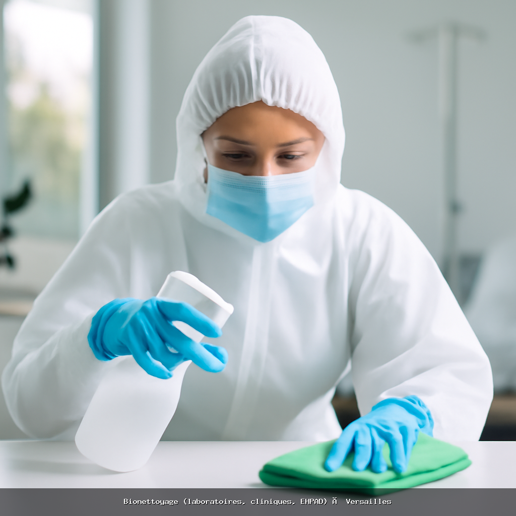 Bionettoyage (laboratoires, cliniques, EHPAD) à Versailles