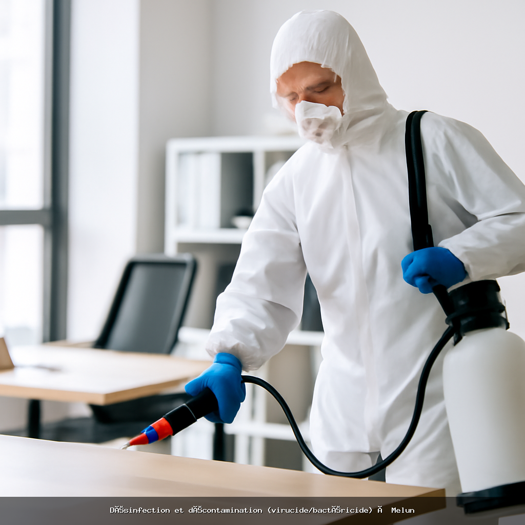Désinfection et décontamination (virucide/bactéricide) à Melun