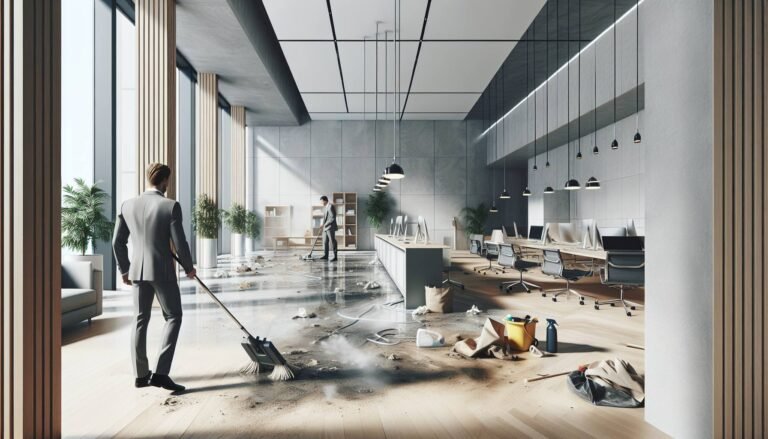 Remise en état fin de chantier (nettoyage après travaux) à Saint-Denis