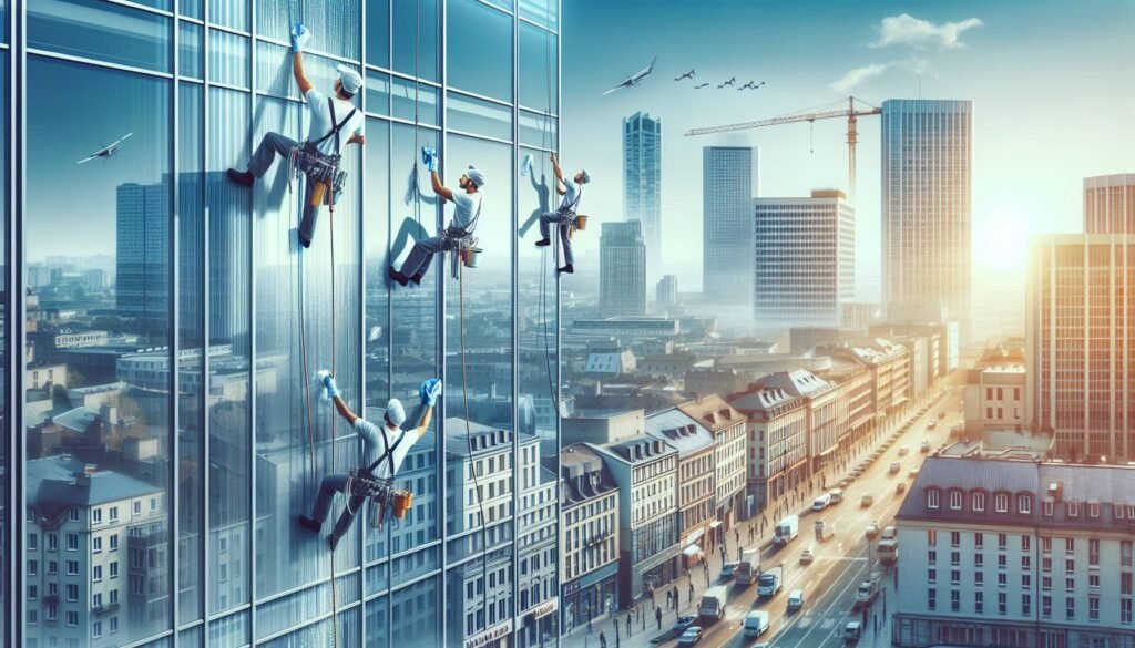 Lavage de vitres et surfaces vitrées (classique / acrobatique) à Montreuil