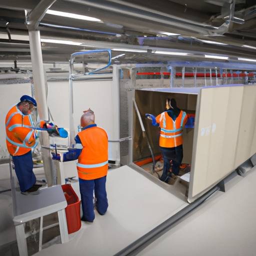 Entretien des sanitaires (haute fréquence + consommables) à Rungis