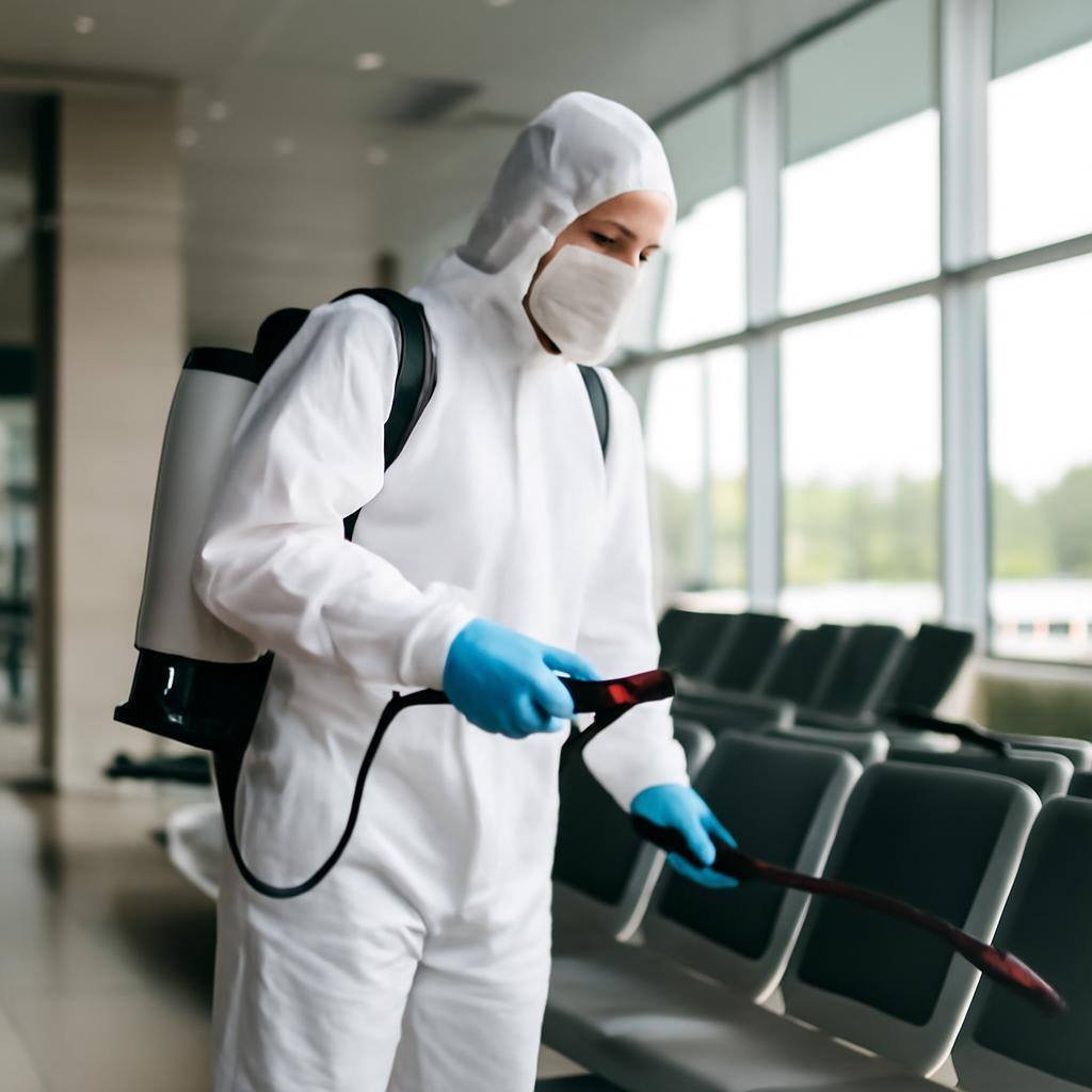 Désinfection et décontamination (virucide/bactéricide) à Orly
