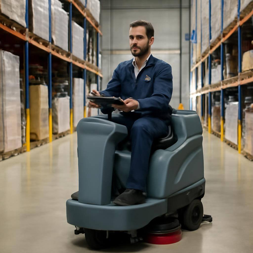 Nettoyage d'entrepôts (autolaveuse grandes surfaces) à Montreuil