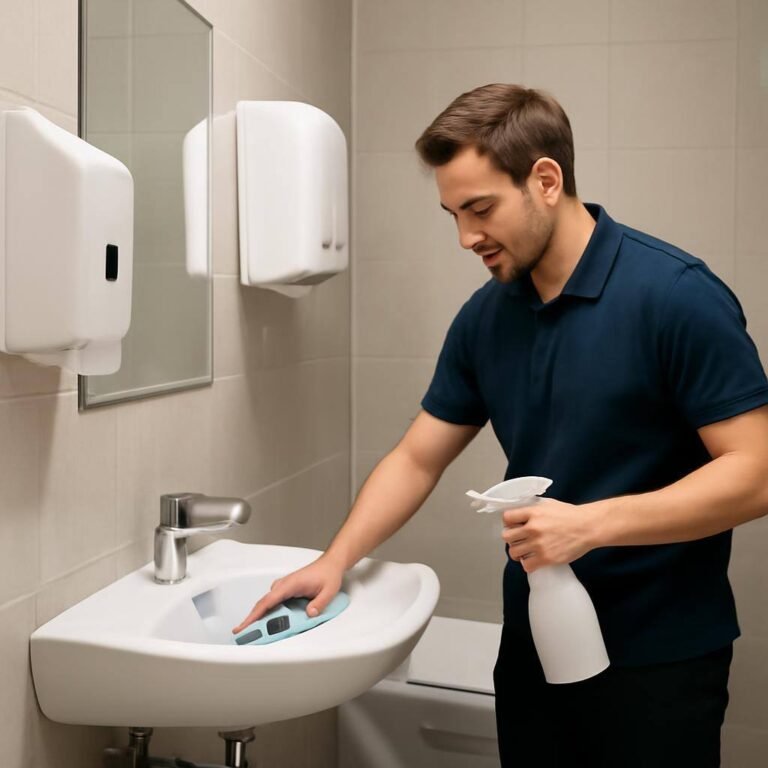 Entretien des sanitaires (haute fréquence + consommables) à Rueil-Malmaison