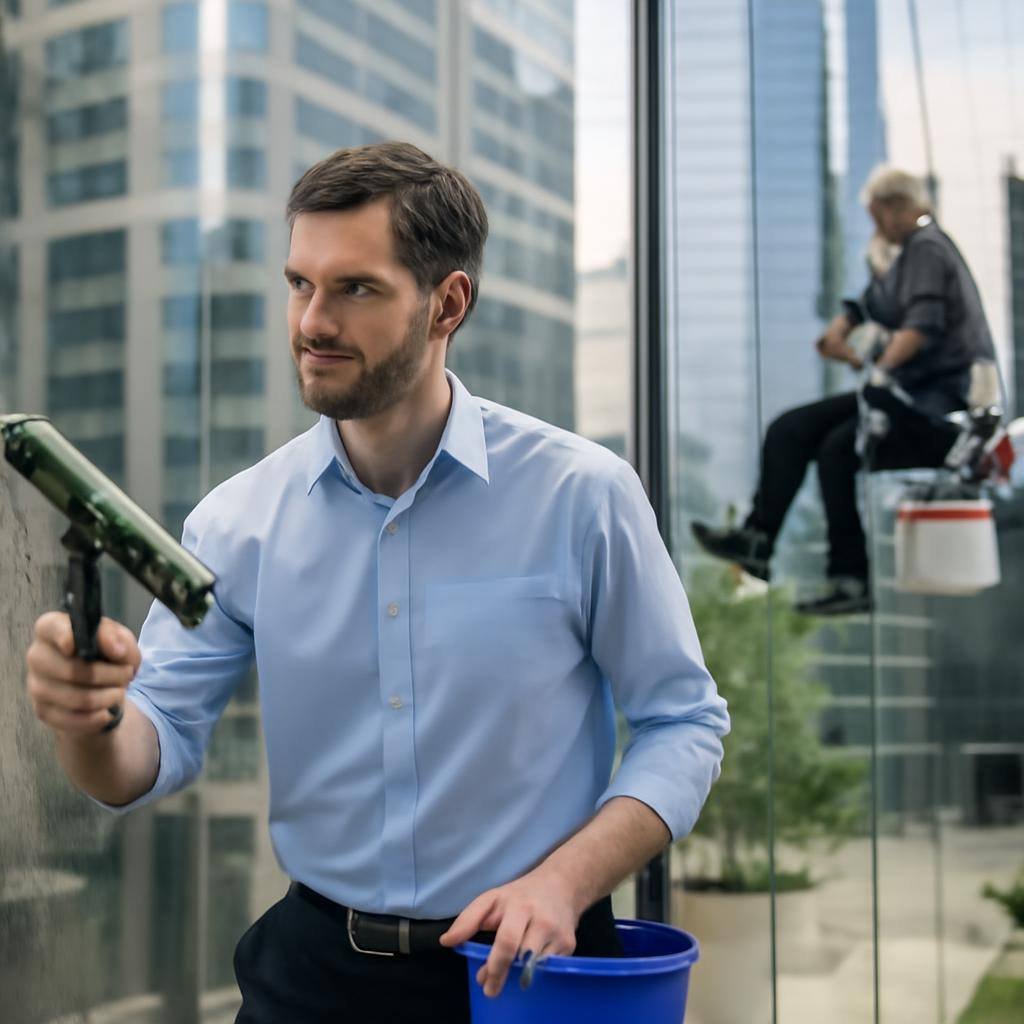 Lavage de vitres et surfaces vitrées (classique / acrobatique) à Puteaux