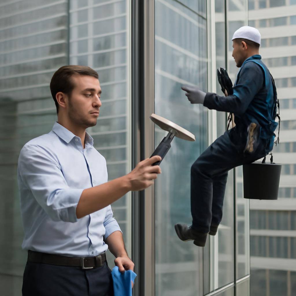 Lavage de vitres et surfaces vitrées (classique / acrobatique) à Puteaux