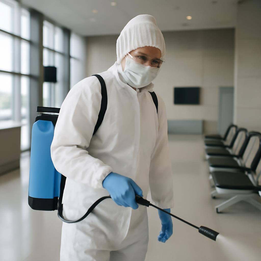 Désinfection et décontamination (virucide/bactéricide) à Orly